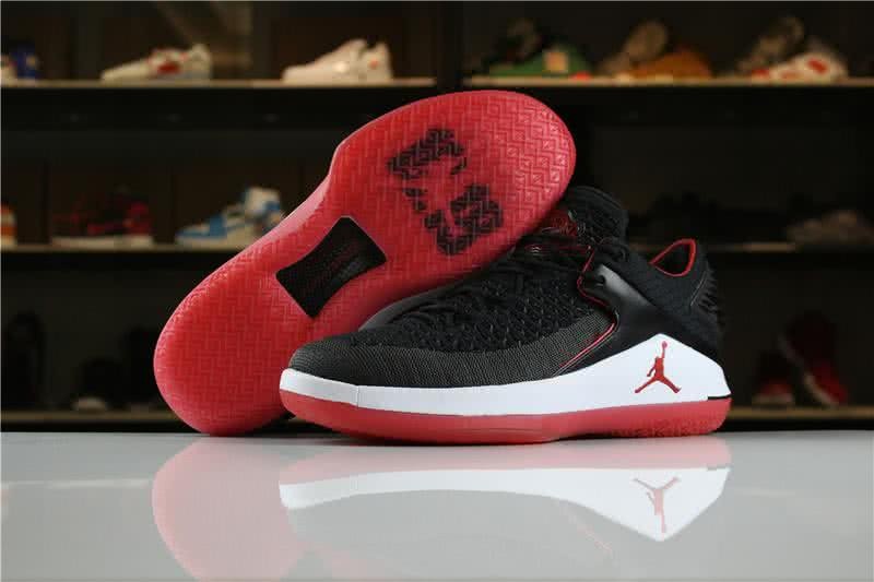 Air Jordan 32 Low Banned Black And Red Men 1