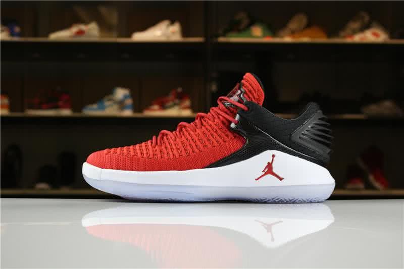 Air Jordan 32 Low Win Like 96 Black White And Red Men 2