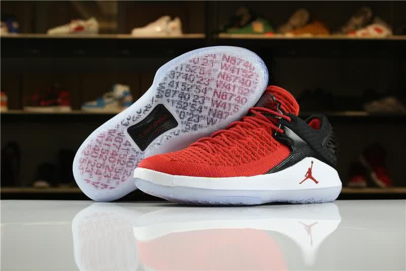 Air Jordan 32 Low Win Like 96 Black White And Red Men 1