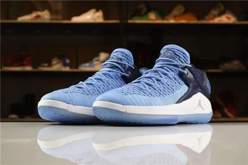 Air Jordan 32 Low Win Like Blue And Whtie Men 2