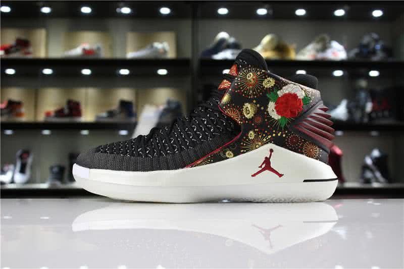 Air Jordan 32 CNY Black And Red Men 4