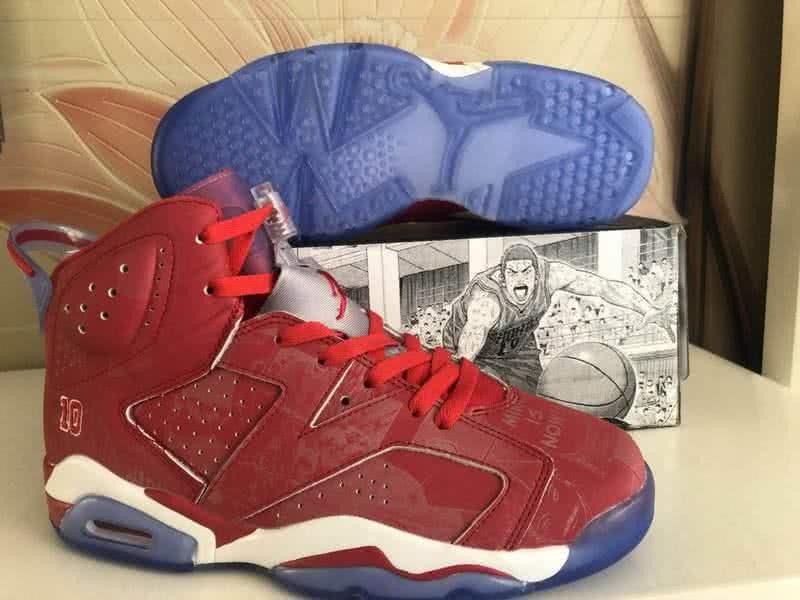 Air Jordan 6 Red And Blue Women/Men 6