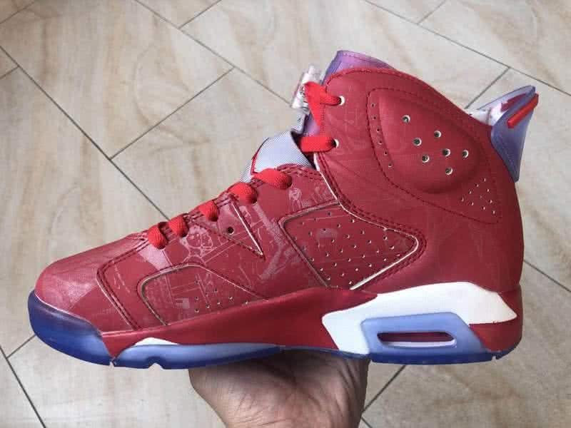 Air Jordan 6 Red And Blue Women/Men 9