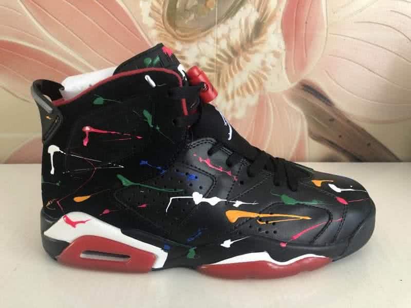 Air Jordan 6 Black And Red Women 1