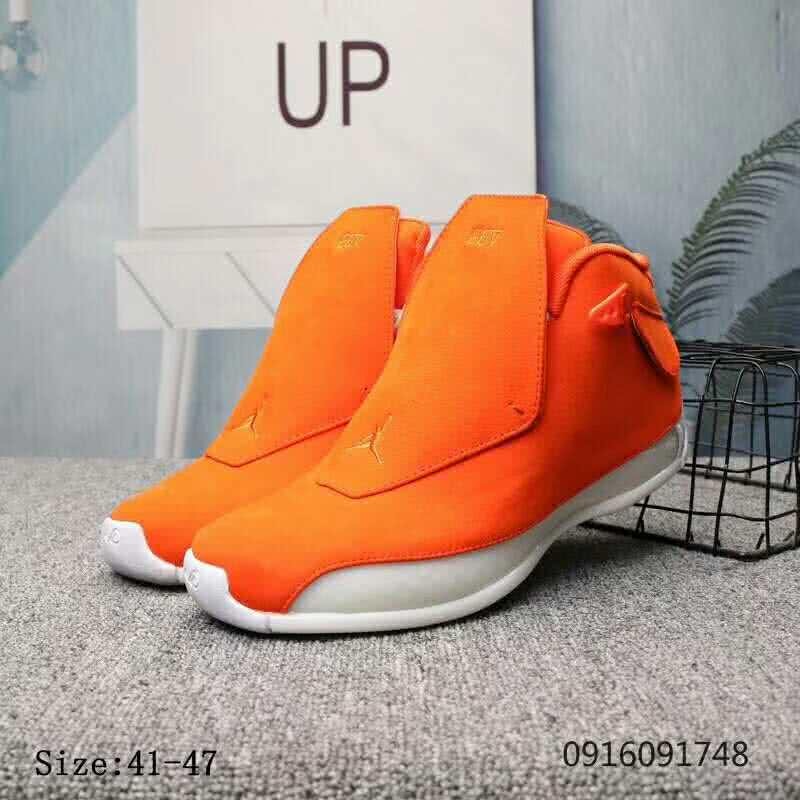 Air Jordan 18 Orange Men 2