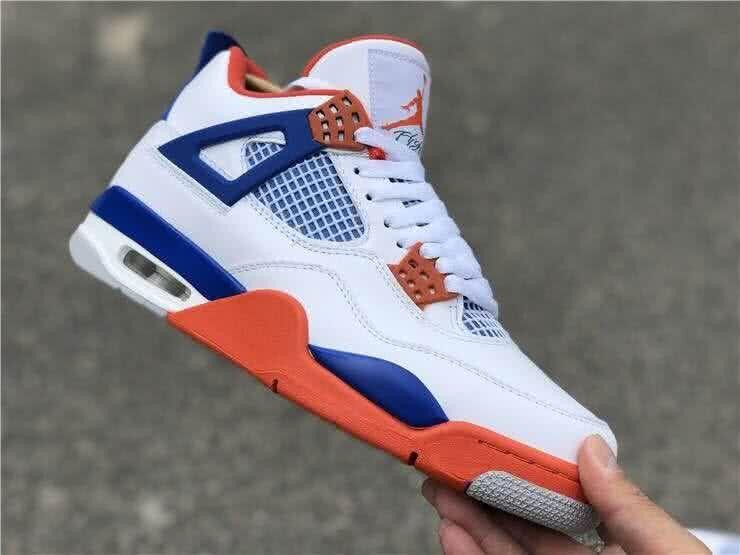 Air Jordan 4 Shoes Red White And Red Men 2