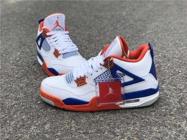 Air Jordan 4 Shoes Red White And Red Men 4