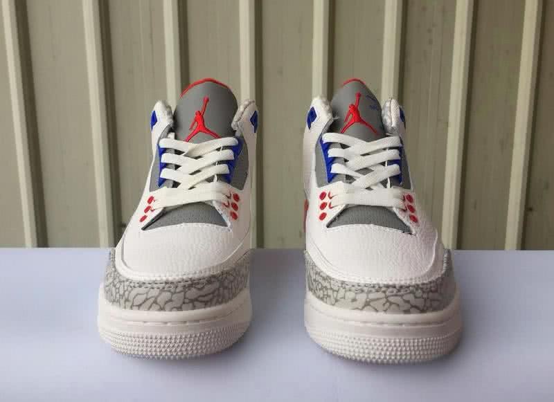 Air Jordan 3 Shoes White And Red Men 2