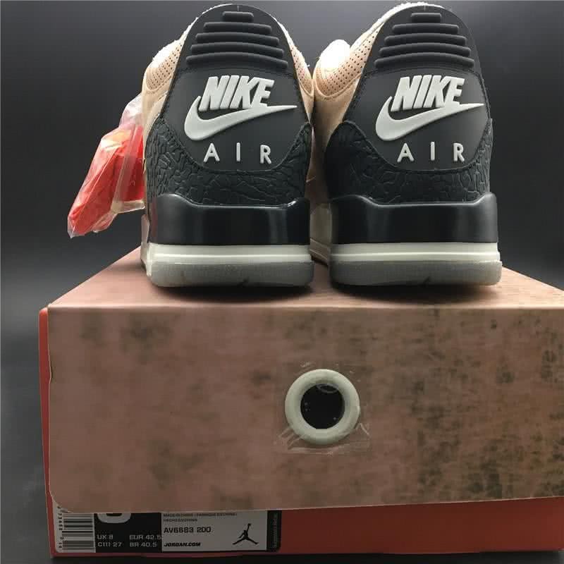 Air Jordan 3 Shoes Black And Brown Women 2