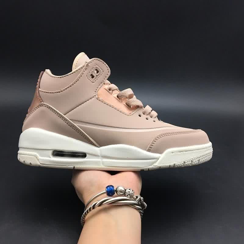 Air Jordan 3 Shoes Rose Gold Women 2
