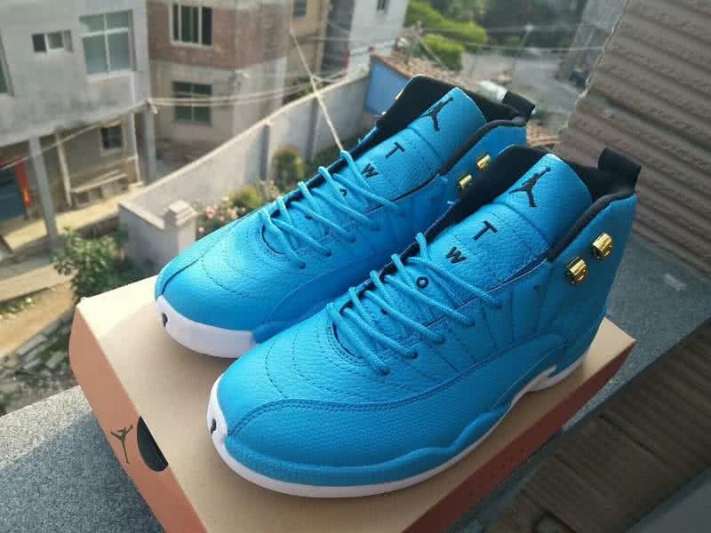 Air Jordan 12 Sky Blue Upper And White Sole Men 2