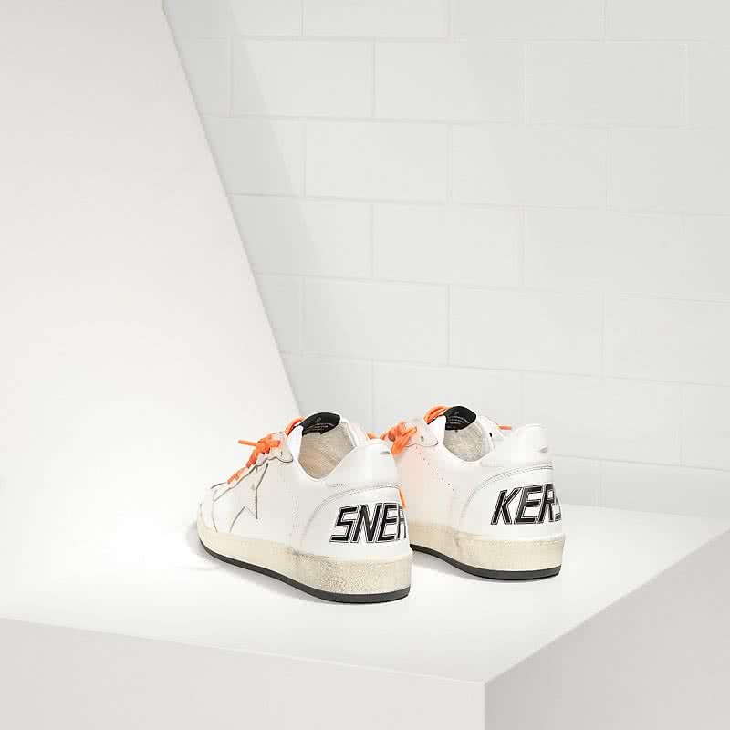 Golden Goose Sneakers Ball Star in Pelle con Stella in Pelle 4