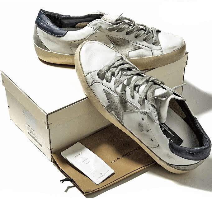 Golden Goose white dark blue 5
