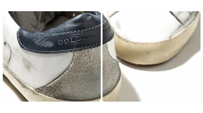 Golden Goose white dark blue 6
