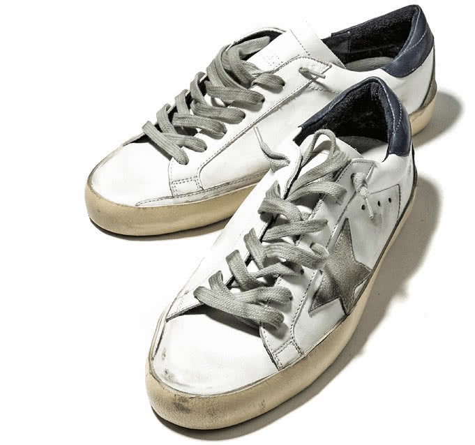 Golden Goose white dark blue 8