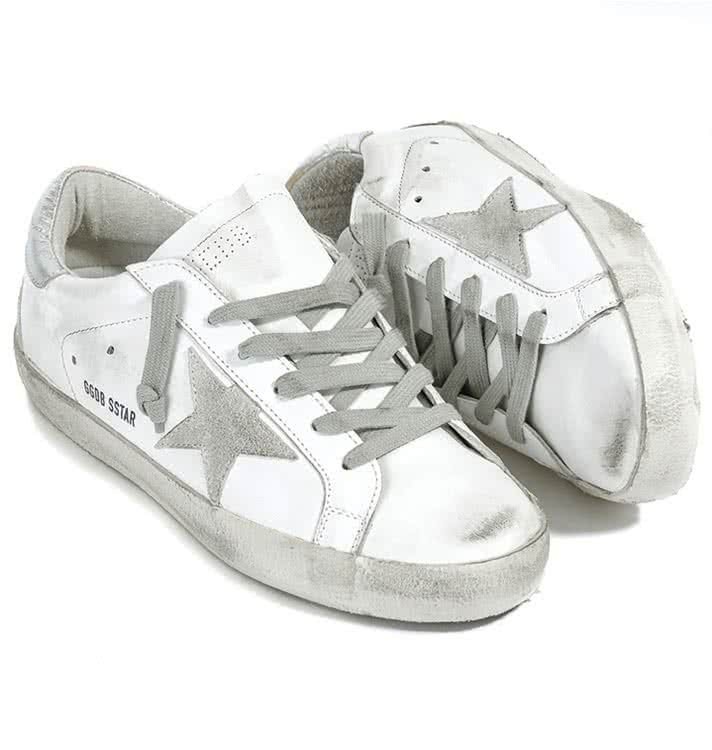 Golden Goose white silver 4