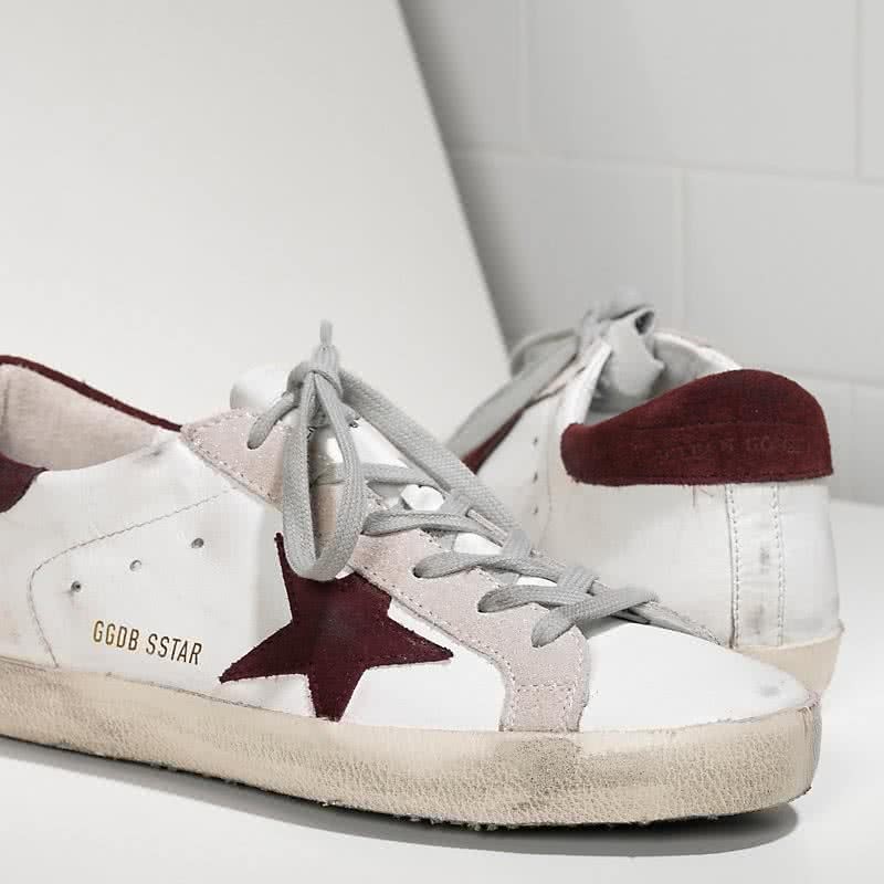 Golden Goose Sneakers Super Star IN Pelle E Stella IN Camoscio white purple suede 4