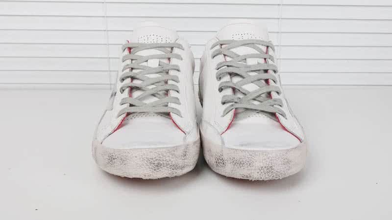 Golden Goose white red 7