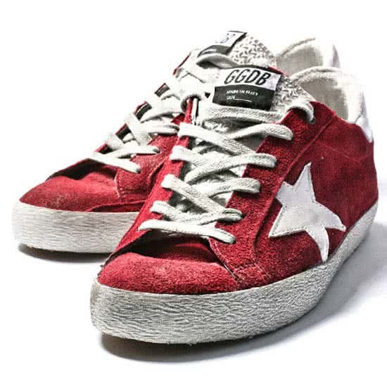 Golden Goose Superstar GGDB Red With White 1