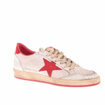 Golden Goose white red star 1
