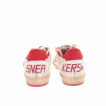 Golden Goose white red star 4