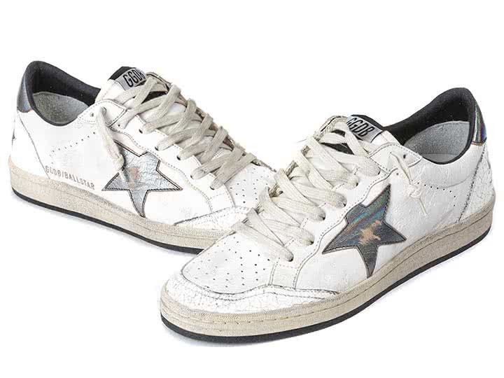Golden Goose white grey star 1