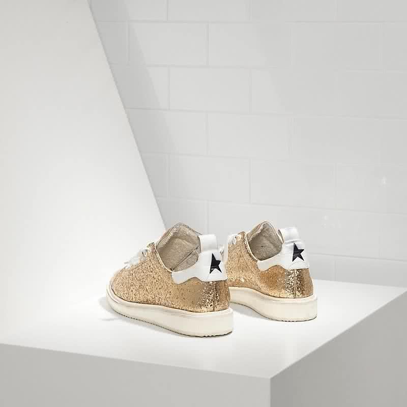 Golden Goose Starter Sneakers in Calf Suede Green Suede White 3