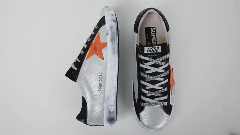 Golden Goose silver orange 6