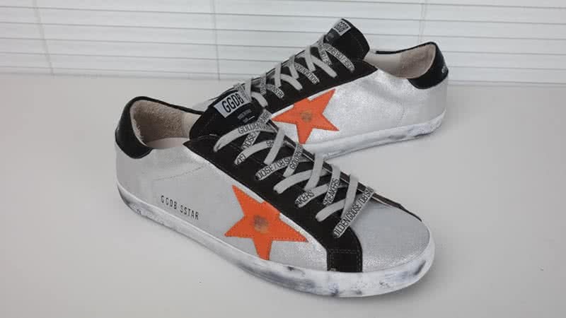 Golden Goose silver orange 8