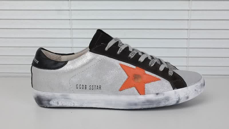 Golden Goose silver orange 1