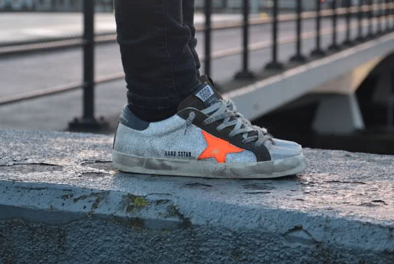 Golden Goose silver orange 12