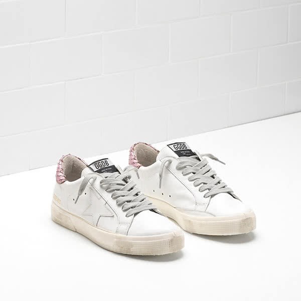 Golden Goose MAY Sneakers G30WS127.E19 white green 4