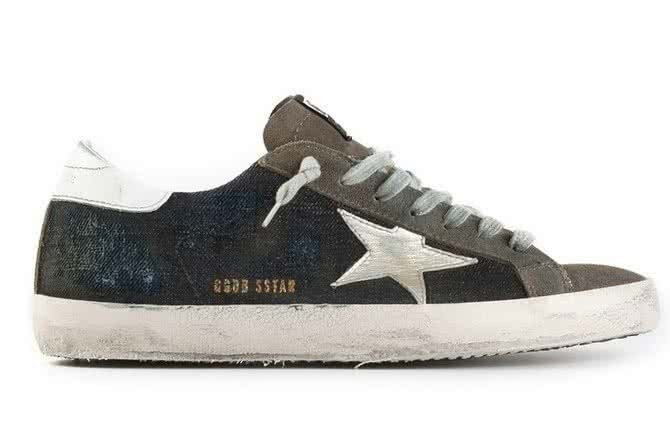 Golden Goose superstar - brown navy jeans 7