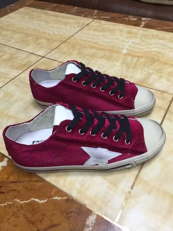 Golden Goose Sneakers V-Star 2 IN Velluto E Stella IN Pelle plum velvet 5