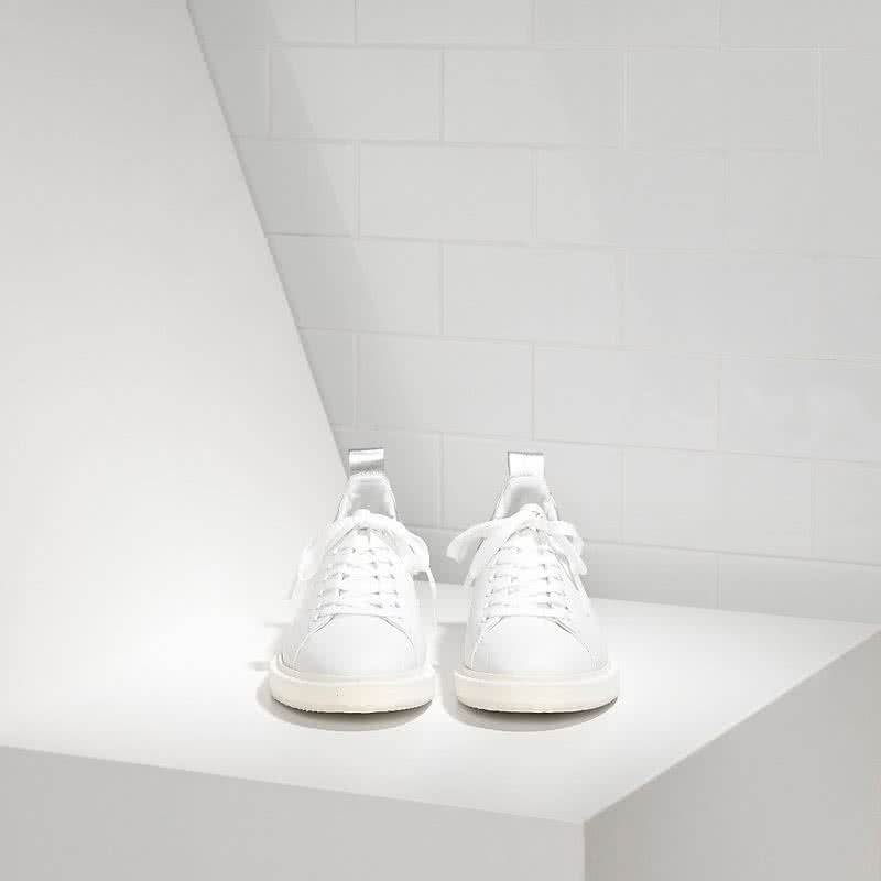 Golden Goose Sneakers Starter IN Pelle DI Vitello white silver 3