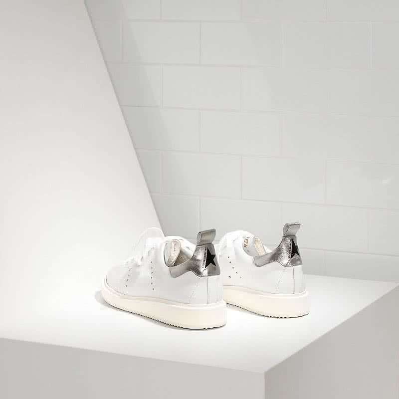 Golden Goose Sneakers Starter IN Pelle DI Vitello white silver 2