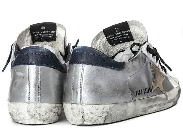 Golden Goose Super Star Sneakers in Leather With Suede Star silver arch 2