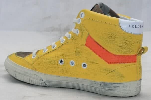 Golden Goose mesh mint yellow 4