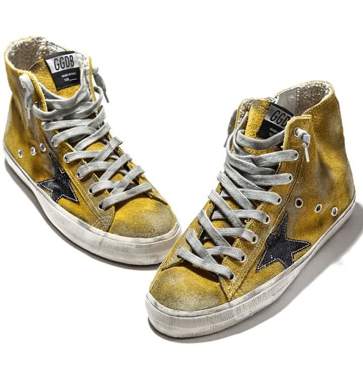 Golden Goose Francy yellow high top 3