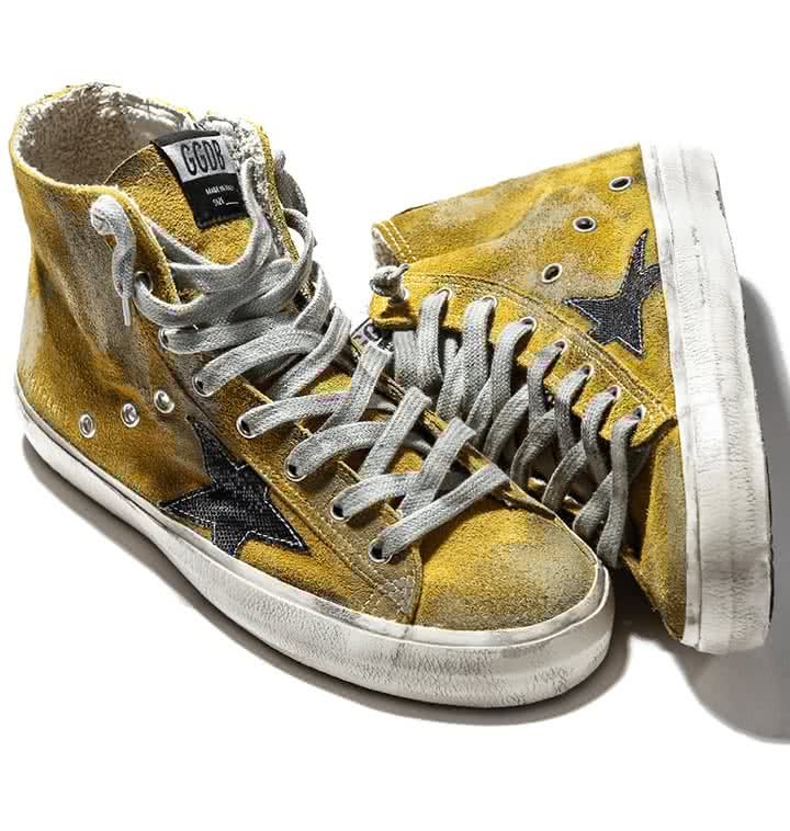 Golden Goose Francy yellow high top 1