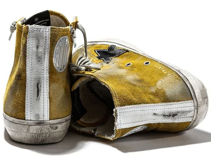Golden Goose Francy yellow high top 5