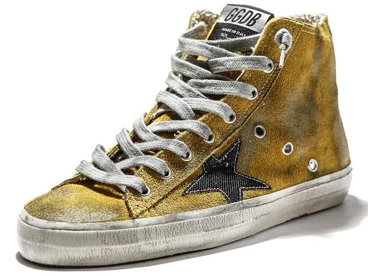 Golden Goose Francy yellow high top 7