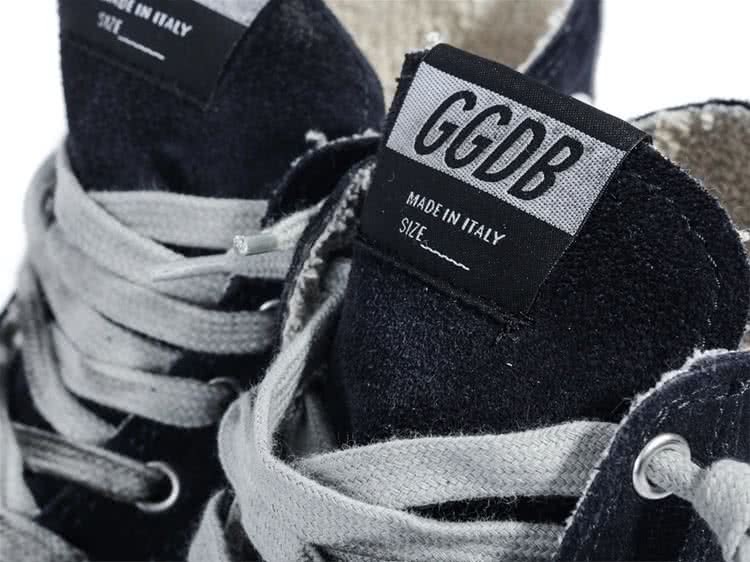 GGDB FRANCY SNEAKERS IN SUEDE WITH LEATHER STAR navy suede 5