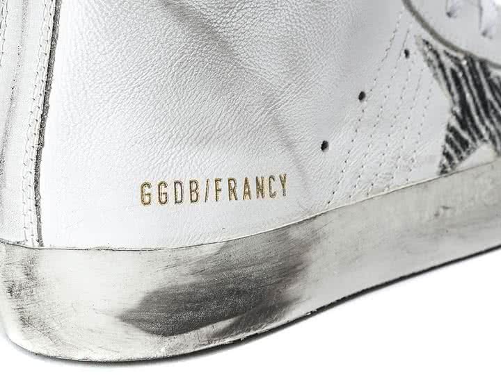GGDB FRANCY SNEAKERS LEATHER AND PONY-SKIN STAR white zebra pen sta 4