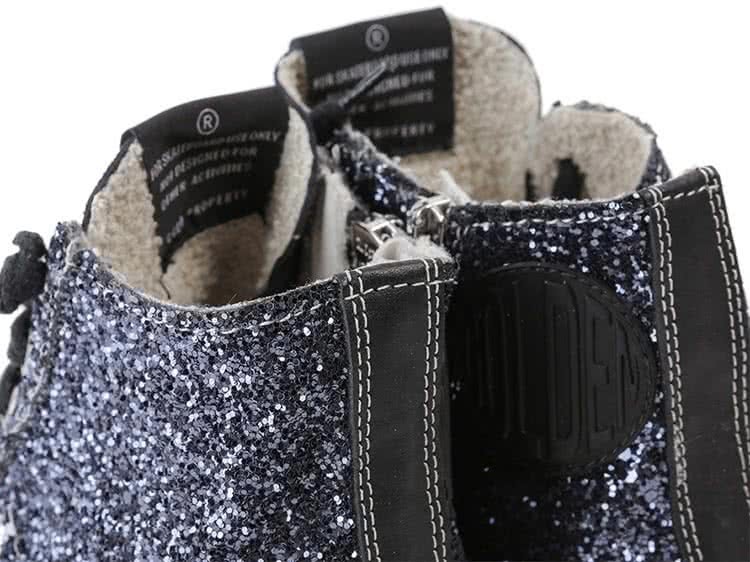 GGDB SNEAKERS FRANCY FABRIC EMBROIDERED WITH GLITTER AND LEATHER STAR space glitter 8