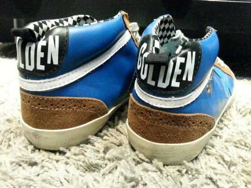 Golden Goose mid star - blue brown 4