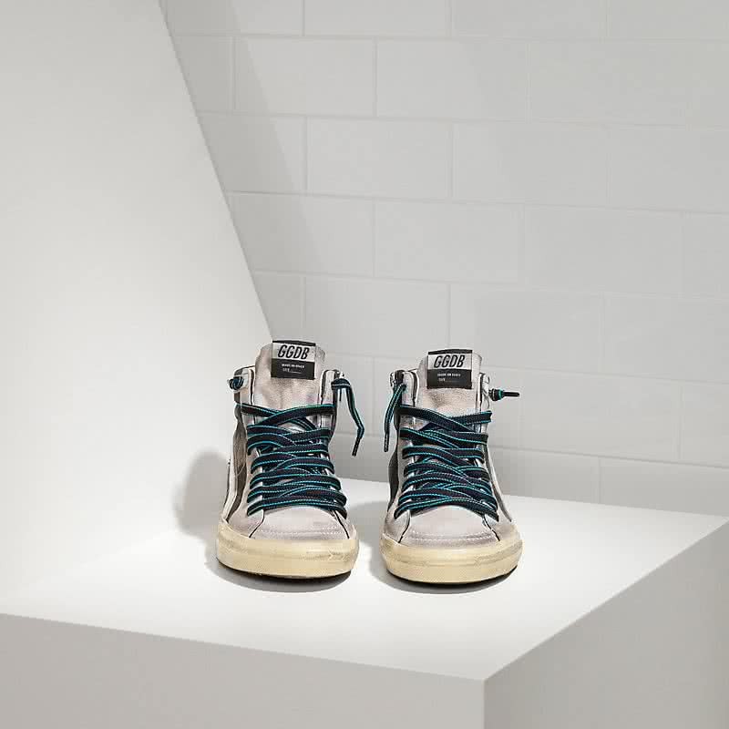 Golden Goose Sneakers Slide in Pelle e Stella in Pelle 2