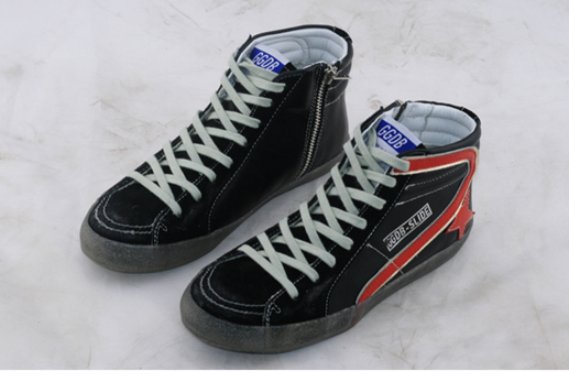 Golden Goose slide -black red 6