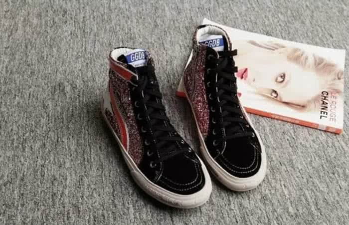 Golden Goose slide - bling red 1