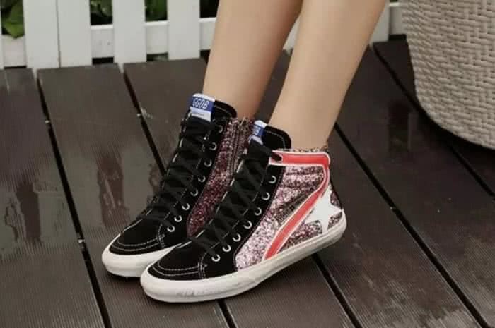 Golden Goose slide - bling red 8
